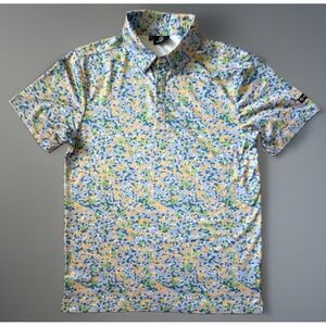 GreenSide Short Sleeve Polo Golf Shirt Multi Color Camouflage Logo Medium JBHS